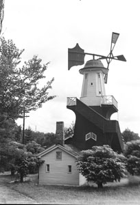 View of Dutch Wind-mill at Shelby Park - Burned down