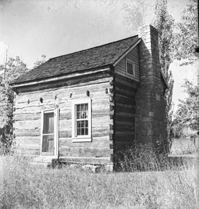Little log house by Julia Andrews School