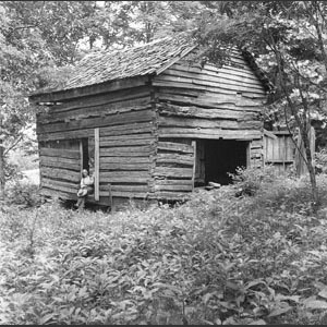 Old log-cabin Meacham's farm "Garrison"