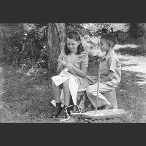 Bettie H_ and Billy making boat